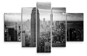 Sablio Obraz - 5-dílný Manhattan - 125x90 cm