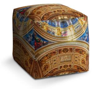 Sablio Taburet Cube Chrám 2 - 40x40x40 cm