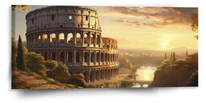 Sablio Obraz Řím Koloseum Historic - 110x50 cm