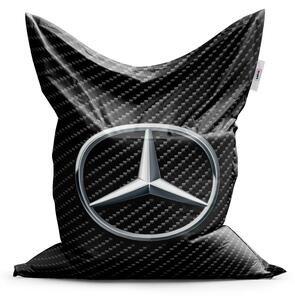 Sablio Sedací vak Classic Logo 4 Carbon - 150x100 cm