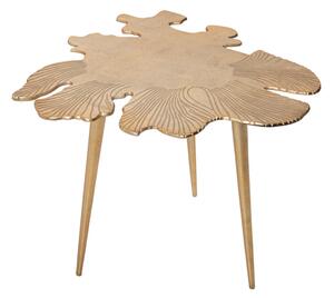 Massive home | Konferenční stolek LEAF 57 CM antik zlatý