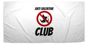 Sablio Ručník Anti Valentine Club - 30x50 cm