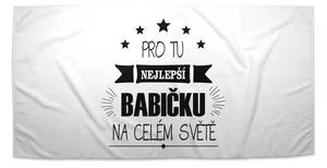 Sablio Ručník Pro tu nejlepší babičku - 30x50 cm
