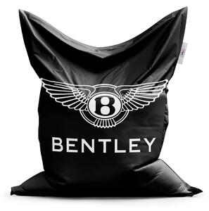 Sablio Sedací vak Logo Bentley Černý - 150x100 cm