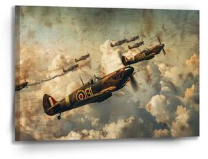 Sablio Obraz Stíhačky Spitfire v letecké bitvě - 90x60 cm