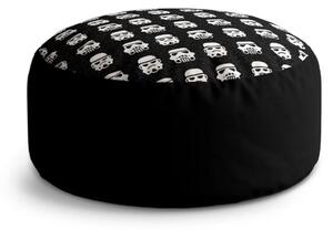 Sablio Taburet Circle Star Wars Stormtrooper Pattern: 38x48 cm