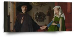 Sablio Obraz Svatba manželů - Jan van Eyck - 110x50 cm