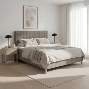 Boxspringová postel OLIVIA 180x200, s topperem, šedá