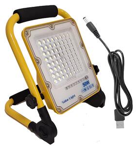 Pronett XJ5246 Dobíjecí LED reflektor IP66, 50W, 6500 K