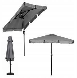 Klasický slunečník MultiGarden šedý 200 x 230 cm