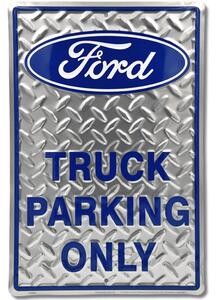 Plechová cedule Ford Truck Parking 30cm x 45 cm
