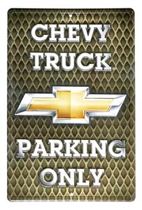 Plechová cedule Chevy Trucks Parking NEW 45 cm x 30 cm