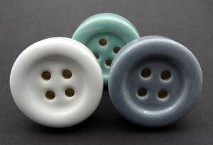 Keramický úchyt-Knoflík-různé barvy Barva: Modrá světlá