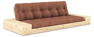 Karup Design Rozkládací pohovka BASE - 759 Clay Brown / Se dvěma bočními boxy