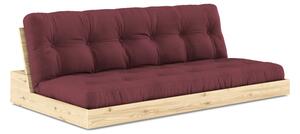 Karup Design Rozkládací pohovka BASE - 710 Bordeaux / Bez bočních boxů