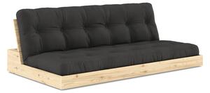 Karup Design Rozkládací pohovka BASE - 734 Dark Grey / Bez bočních boxů