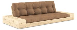Karup Design Rozkládací pohovka BASE - 755 Mocca / Se dvěma bočními boxy
