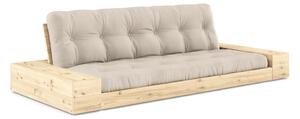 Karup Design Rozkládací pohovka BASE - 747 Beige / Se dvěma bočními boxy