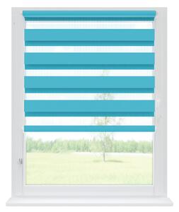 Roleta Den Noc neinvazivní soft Tyrkysový 30x150 cm
