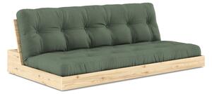 Karup Design Rozkládací pohovka BASE - 756 Olive Green / Bez bočních boxů