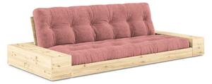 Karup Design Rozkládací pohovka BASE - 516 Sorbet Pink / Se dvěma bočními boxy