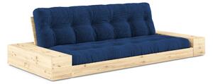 Karup Design Rozkládací pohovka BASE - 517 Royal Blue / Se dvěma bočními boxy
