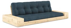 Karup Design Rozkládací pohovka BASE - 757 Petrol Blue / Se dvěma bočními boxy