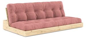 Karup Design Rozkládací pohovka BASE - 516 Sorbet Pink / Bez bočních boxů