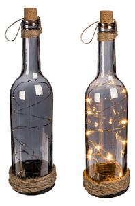 Pronett WY-17413 Skleněná dekorační láhev s LED světly