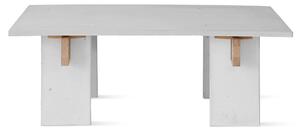Eberhart Furniture Konferenční stolek Arnold s betonovou deskou - Concrete Light / Concrete Light / Oak Light