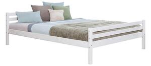 Bílá postel z masívu Nadine 140x200cm