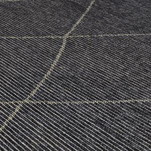 Tribeca Design Kusový koberec Fugali Charcoal Rozměry: 120x170 cm