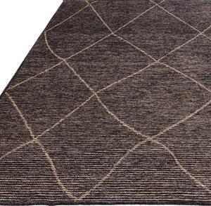 Tribeca Design Kusový koberec Fugali Charcoal Rozměry: 120x170 cm