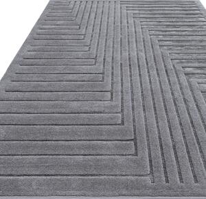 Tribeca Design Kusový koberec Baymax Charcoal Connection Rozměry: 120x170 cm