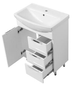 Kingsbath Oscaro Cersania 65 koupelnová skříňka s umyvadlem
