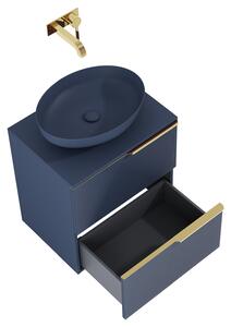 Elita Soho, umyvadlová skříňka 60x45x64 cm 2S, tmavě modrá matná, ELT-169082