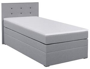 Boxspring postel 90x200cm, sivá