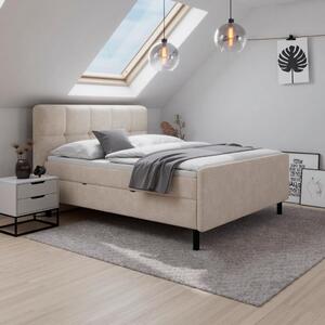 Posteľ boxspring MARBELLA 180x200, béžová