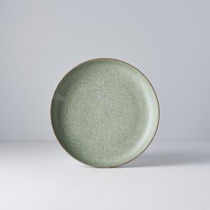 Made in Japan (MIJ) Green Fade Talíř, Vysoký Okraj, 20,5 cm