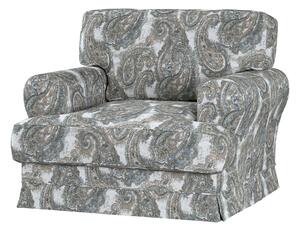 Potah na křeslo IKEA Ekeskog barva vícebarevná látka pletený vzor, vzorované
