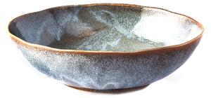 Made in Japan (MIJ) Steel Gray Large Oval Bowl 20/18 cm