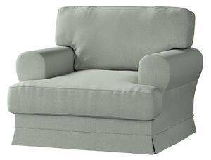 Potah na křeslo IKEA Ekeskog barva modrá látka pletený vzor