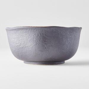 Made in Japan (MIJ) Akane Grey Nepravidelná Miska 14,5 cm, 600 ml