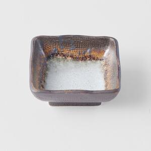 Made in Japan (MIJ) Akane Grey Čtvercová Miska na omáčku 7 x 7 cm, 50 ml