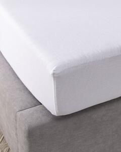 Jersey prostěradlo s gumou Jerry 90x200cm white