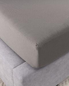 Jersey prostěradlo s gumou Jerry 90x200cm grey