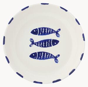 Hluboký talíř z keramiky Fish