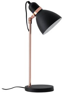 Černá kovová stolní lampa Somcasa Grisel 56 cm