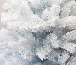 Krásná vánoční jedle v bílé barvě 150 cm