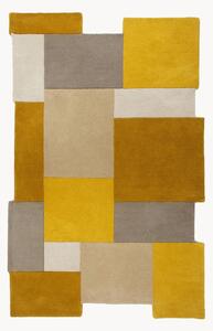 Ručně všívaný vlněný koberec's nízkým vlasem Collage